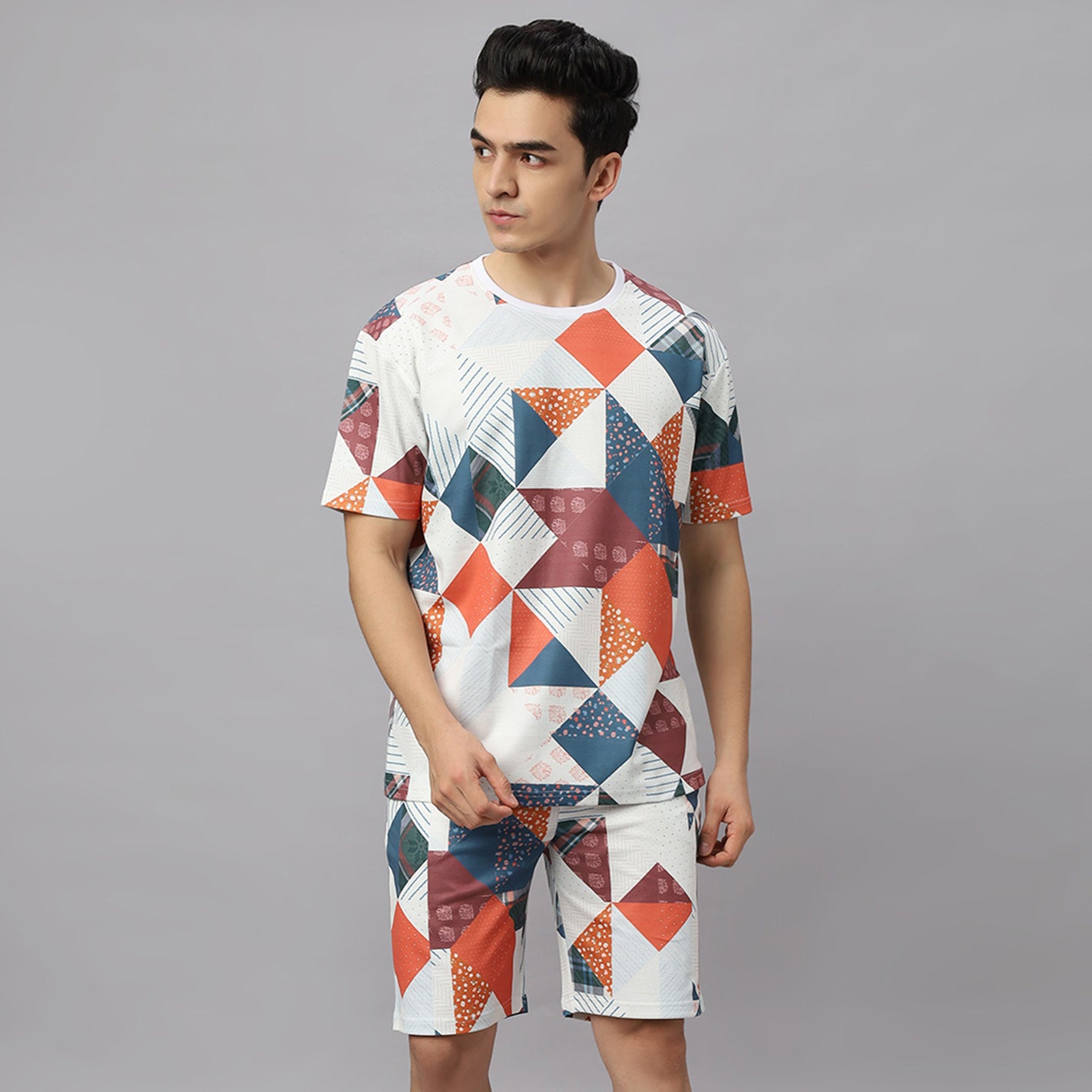 Brown Geometric Co-Ord Set - Image 7