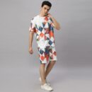 Brown Geometric Co-Ord Set