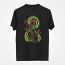 Chaturbhuj Ganesha Neon T-Shirt
