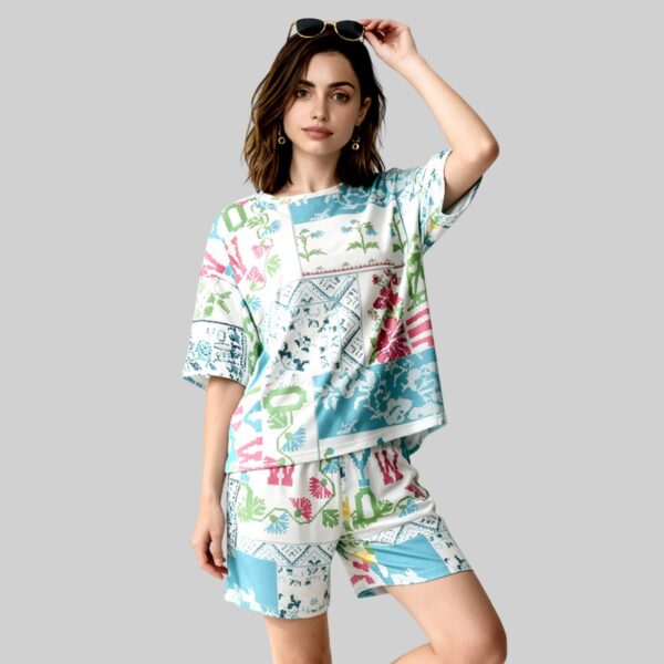 Cross Stich Women Co-Ord Set