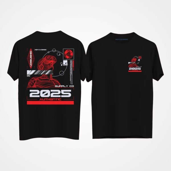 Metaverse 2025 Oversized T-Shirt