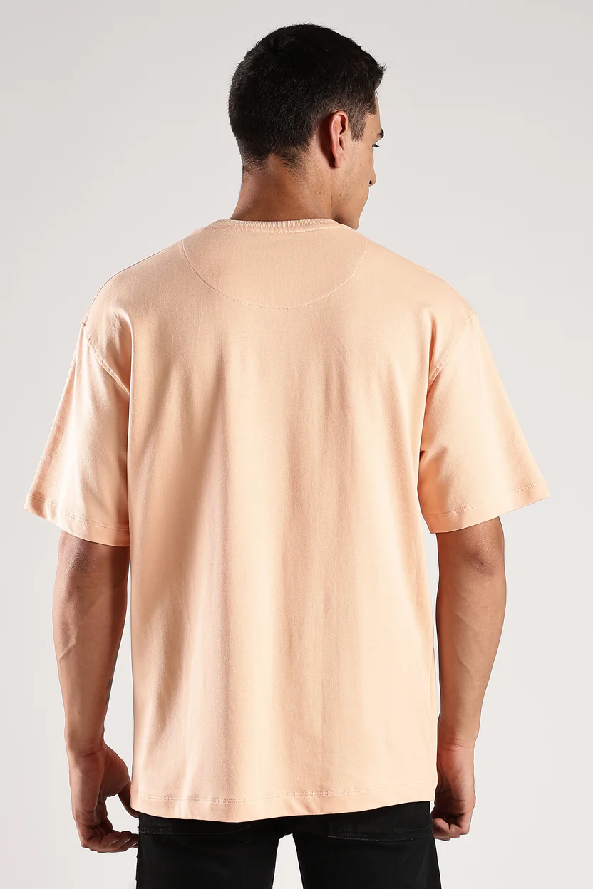 Devi Roop Oversized T-Shirt – Mridul Peach - Image 3