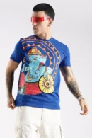 Shree Ganesh Maharaj T-Shirt – Neel Raj Blue