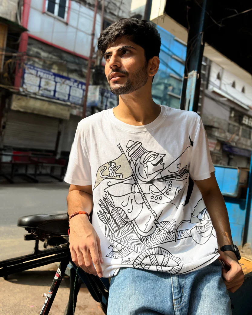 Arjun Dhanurdhari T-Shirt – Veer White - Image 7