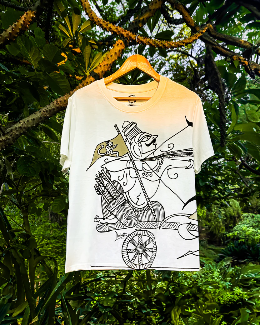 Arjun Dhanurdhari T-Shirt – Veer White - Image 6