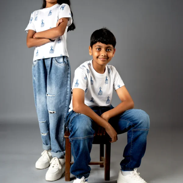 Mythology Print Casual T-Shirt